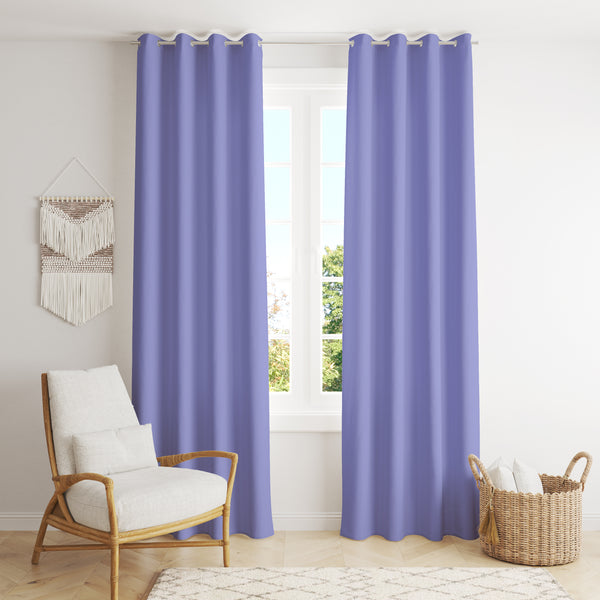 Room Darkening Thermal Insulated Eyelet Noise Reducing Blackout Curtain