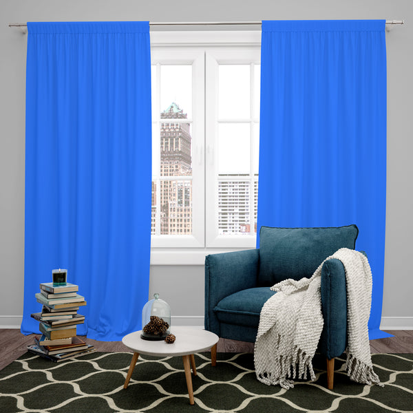 Room Darkening Thermal Insulated Rod Pocket Noise Reducing Blackout Curtain