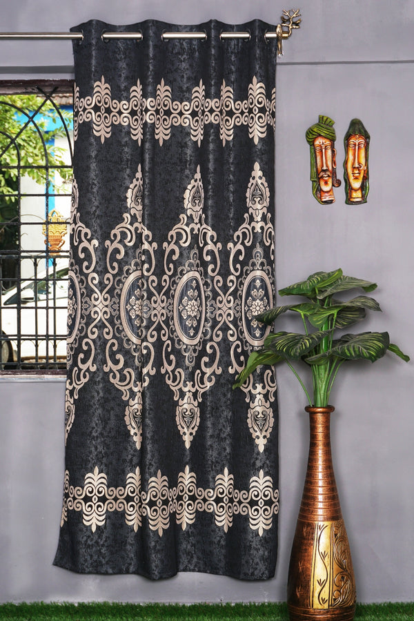 Jacquard Damas Design Single Curtain