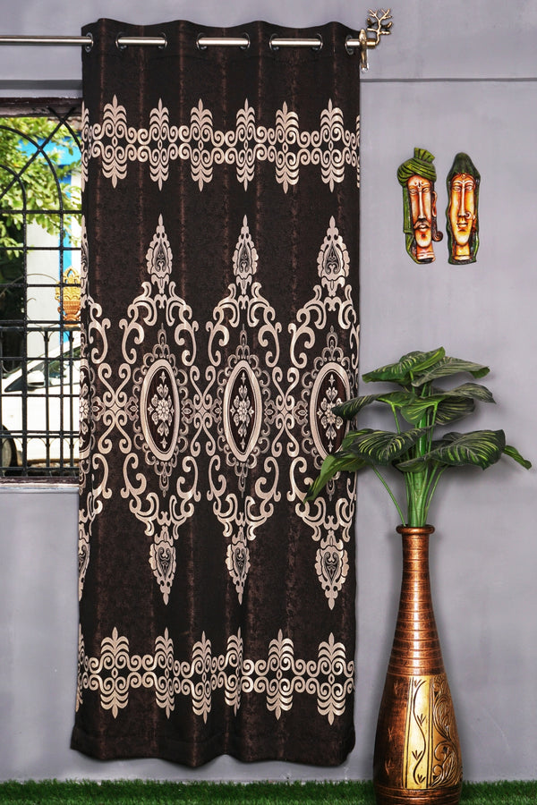 Jacquard Damas Design Single Curtain