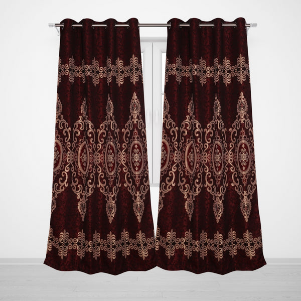 Jacquard Damas Design Single Curtain