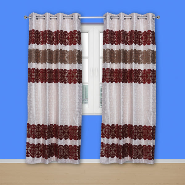 Jacquard Window Panel Design Single Curtain