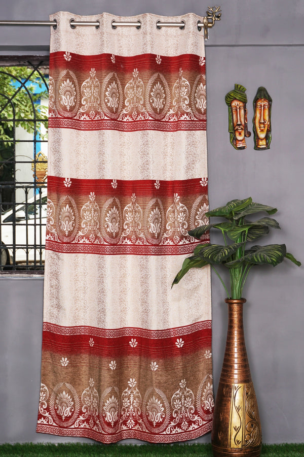 Jacquard Window Panel Design Single Curtain