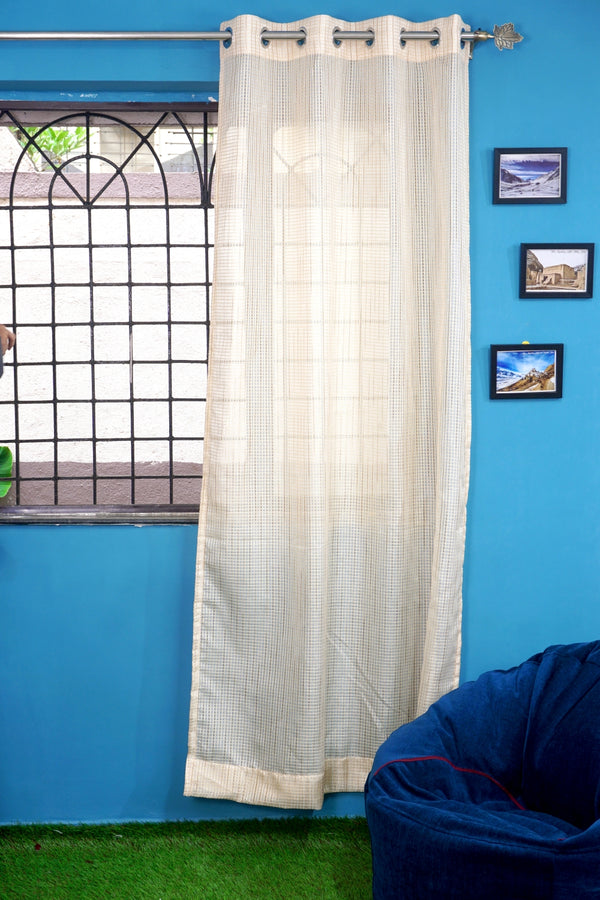 Sheer Net Transparent Window Single Curtain