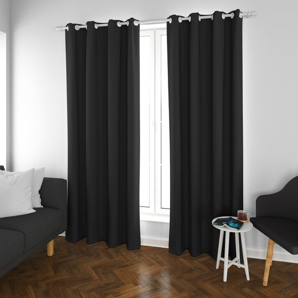 3 Layer Thermal Insulated Embossed Design Room Darkening Curtain For Bedroom