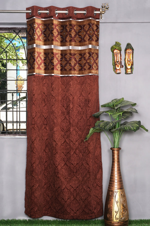 Velvet Fabric Window Single Curtain | Damas Design