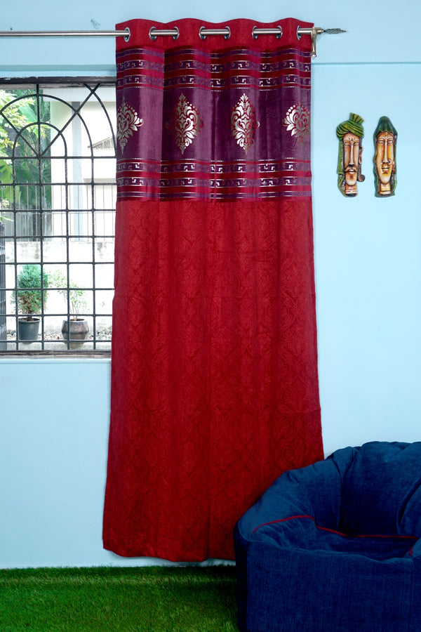Velvet Fabric Window Single Curtain | Damas Design