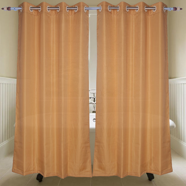 Zigzag Design Waterproof Shower Curtain