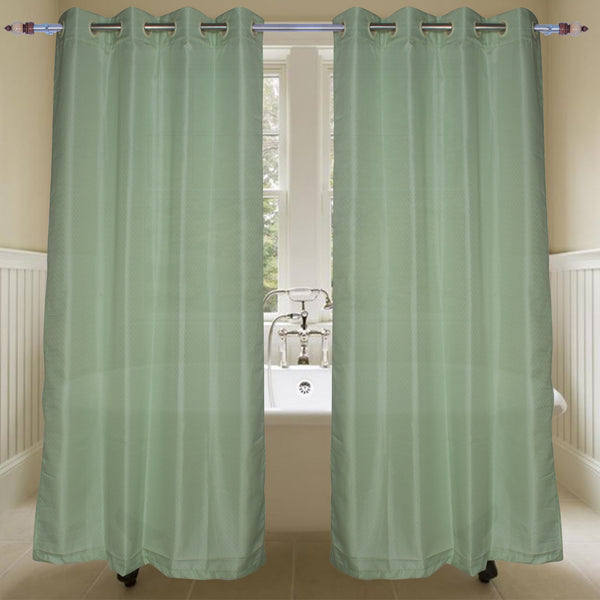 Zigzag Design Waterproof Shower Curtain