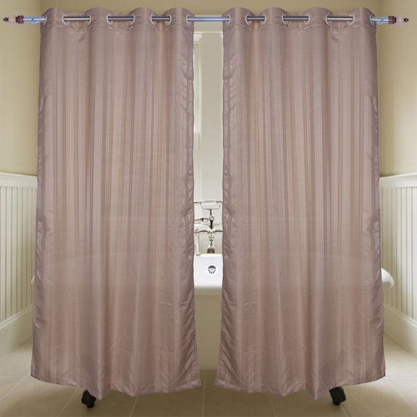 Strips Design Waterproof Shower Curtain
