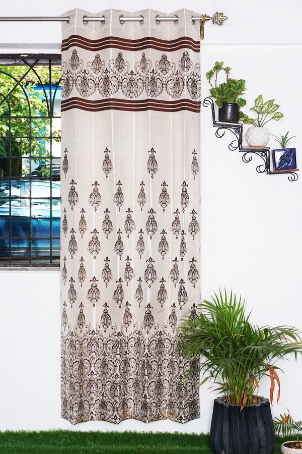 Jacquard Damas Design Single Curtain