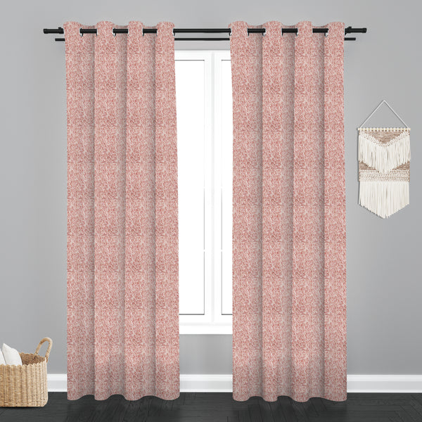 Lima  Teaxure Design Jaquard Fabric Curtain -Pink